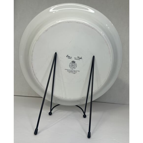 Royal Worcester Evesham Vale Pie Plate 10” England Vintage Bakeware - Picture 3 of 6